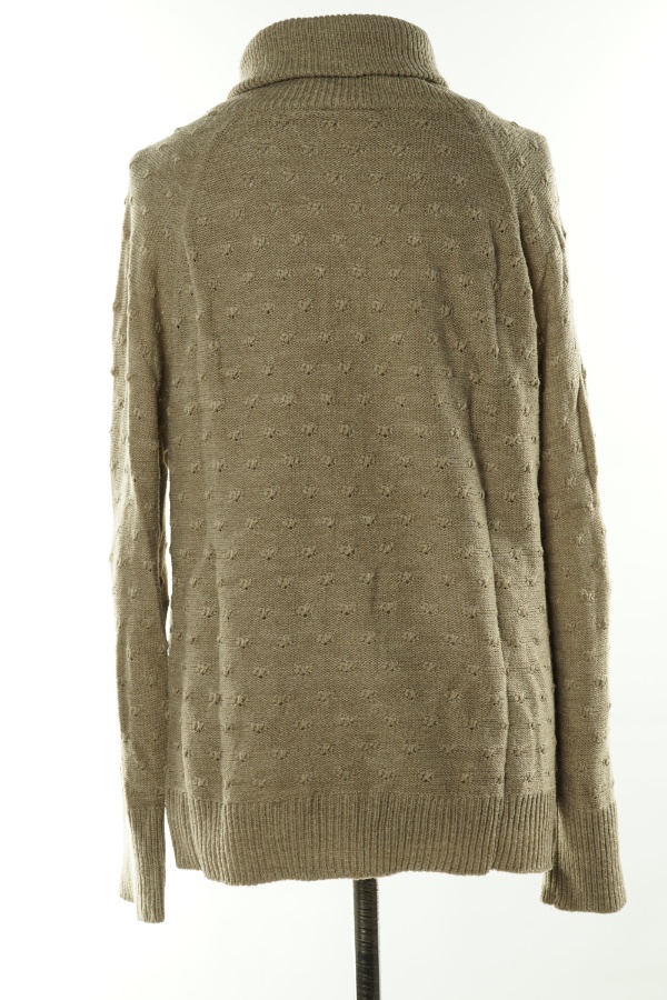 Sweter golf beżowy - ISOLDE zdjęcie 2