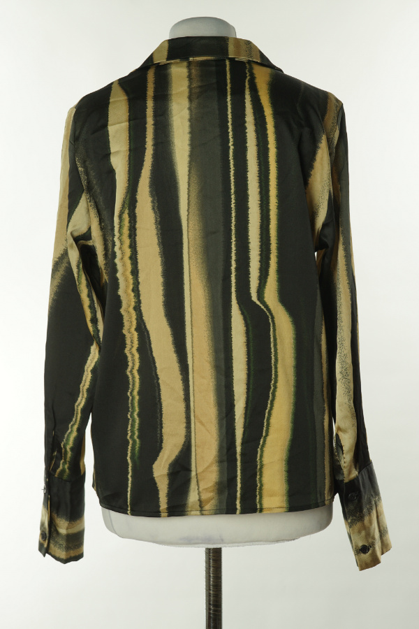 Koszula czarno - beżowa - VERO MODA zdjęcie 2