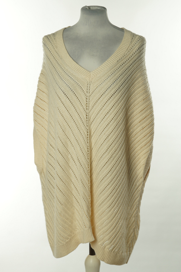 Kamizelka kremowa ażurowa - TU zdjęcie 1