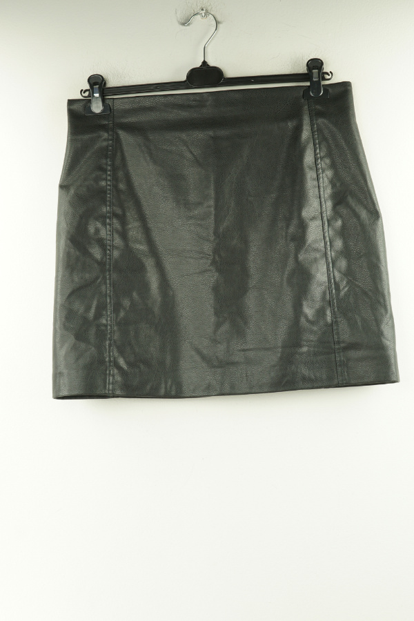 Spódnica czarna eko skóra, H&M - H&M zdjęcie 1