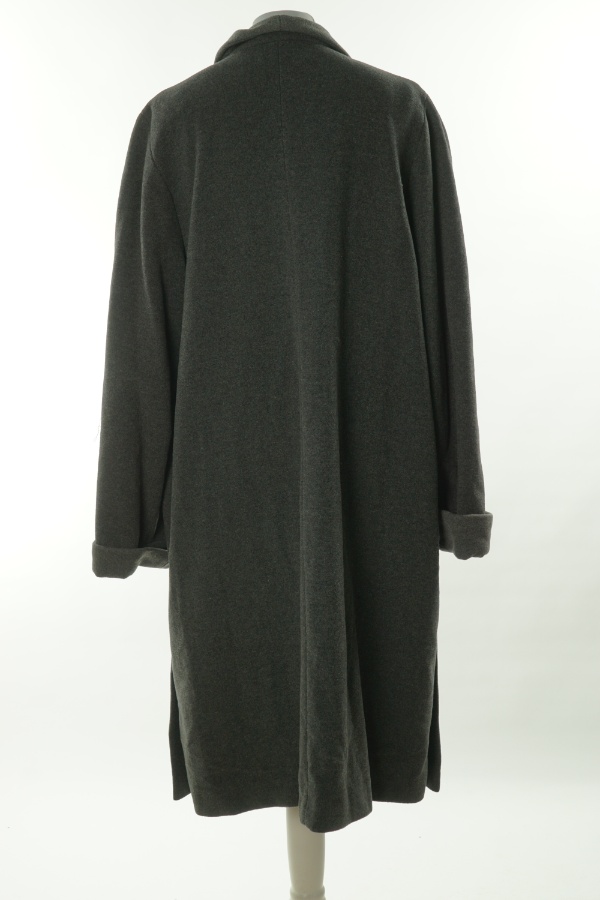 Płaszcz szary (60%wełny)(20%kaszmir) - BRAK METKI Z NAZWĄ PRODUCENTA zdjęcie 2