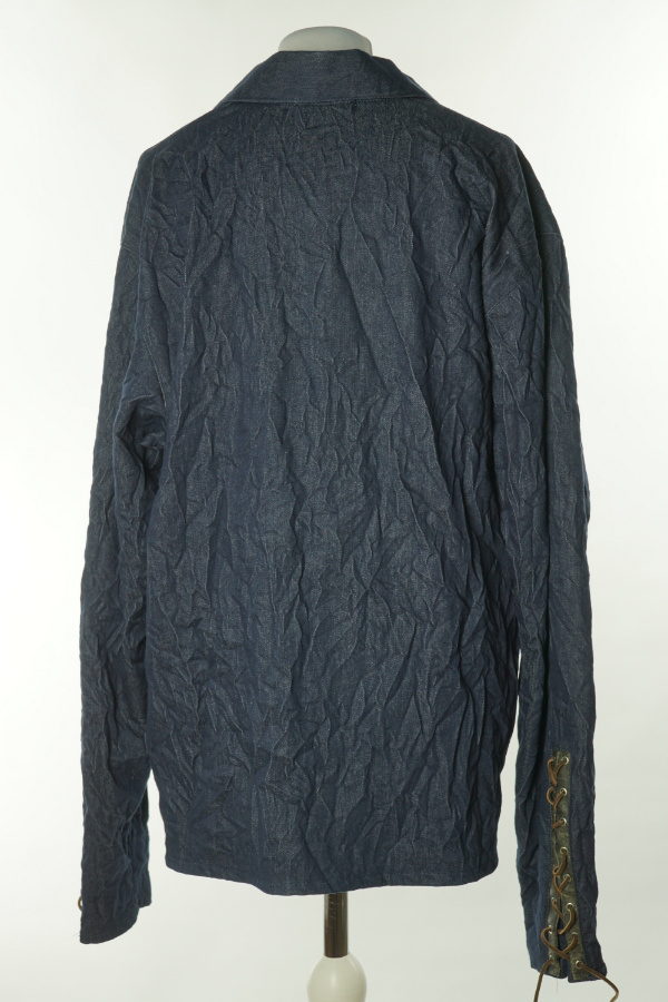 Bluzka granatowa a'la jeans - OSCARSSON zdjęcie 2