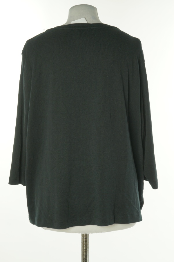 Bluzka czarna ze zdobieniem przy dekolcie - M&S zdjęcie 2