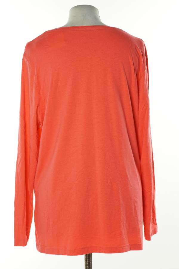 Bluzka koralowa gładka - TU zdjęcie 2