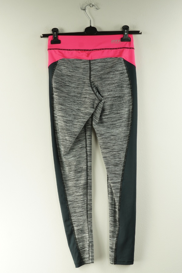 Legginsy szaro-czarne - OTP zdjęcie 2