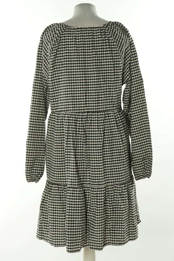 Sukienka  biało-czarna w kratkę - F&F zdjęcie 2