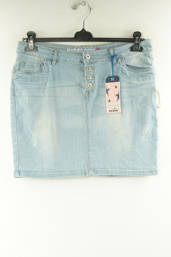 Spódnica jasnoniebieska jeansowa - CECILIA CLASSICS zdjęcie 1