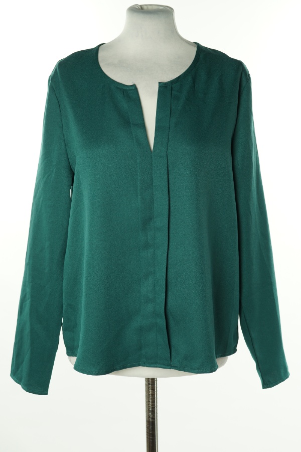 Bluzka zielona z długim rękawem - SHEIN zdjęcie 1