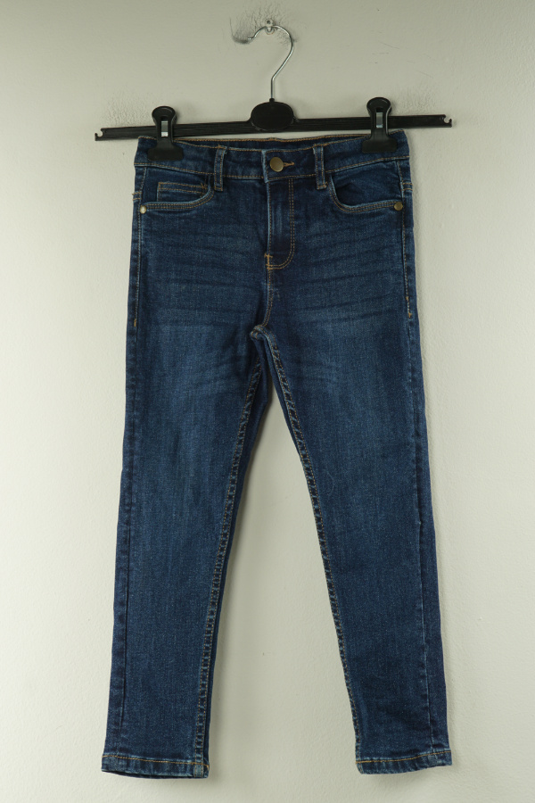 Spodnie ciemnoniebieskie jeansowe - DUNNES STORES zdjęcie 1