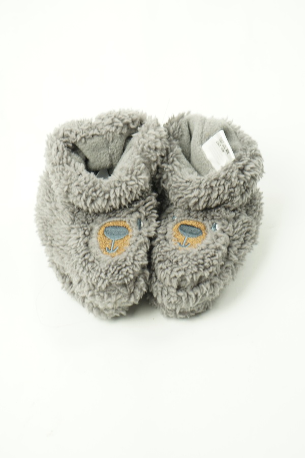 Buty szare niemowlęce niechodki - TOPOMINI zdjęcie 1