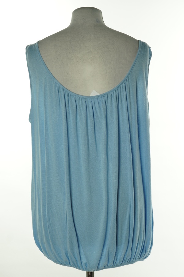 Koszulka niebieska na ramiączkach - BRAK METKI Z NAZWĄ PRODUCENTA zdjęcie 2