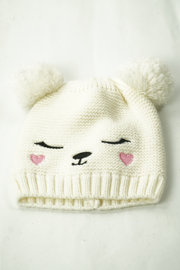 Czapka biała miś - SINSAY zdjęcie 1