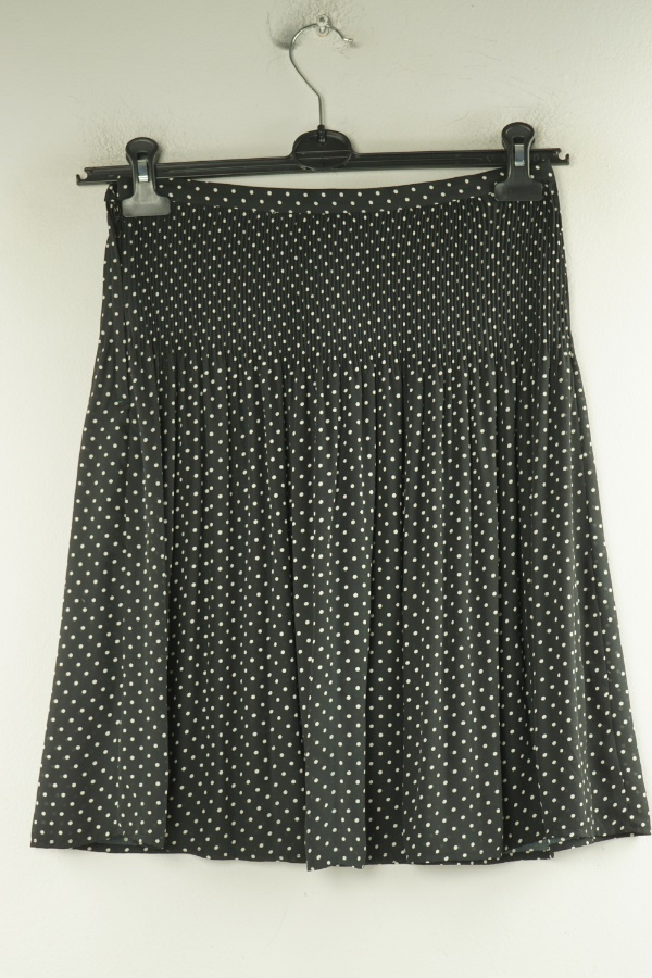 Spódnica czarna w białe kropki - MONKI zdjęcie 2