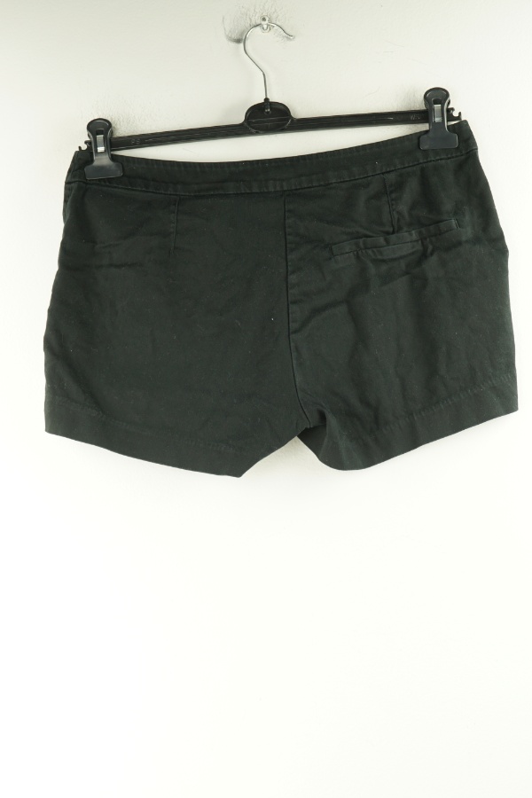 Krótkie spodenki materiałowe czarne, H&M - H&M zdjęcie 2