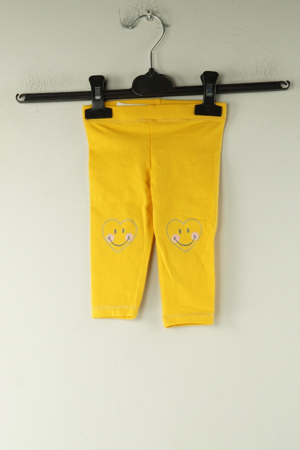 Legginsy żółte serca - SMILEY DAY zdjęcie 1