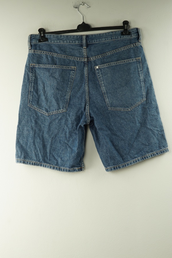Krótkie spodenki niebieskie jeansowe - H&M zdjęcie 2