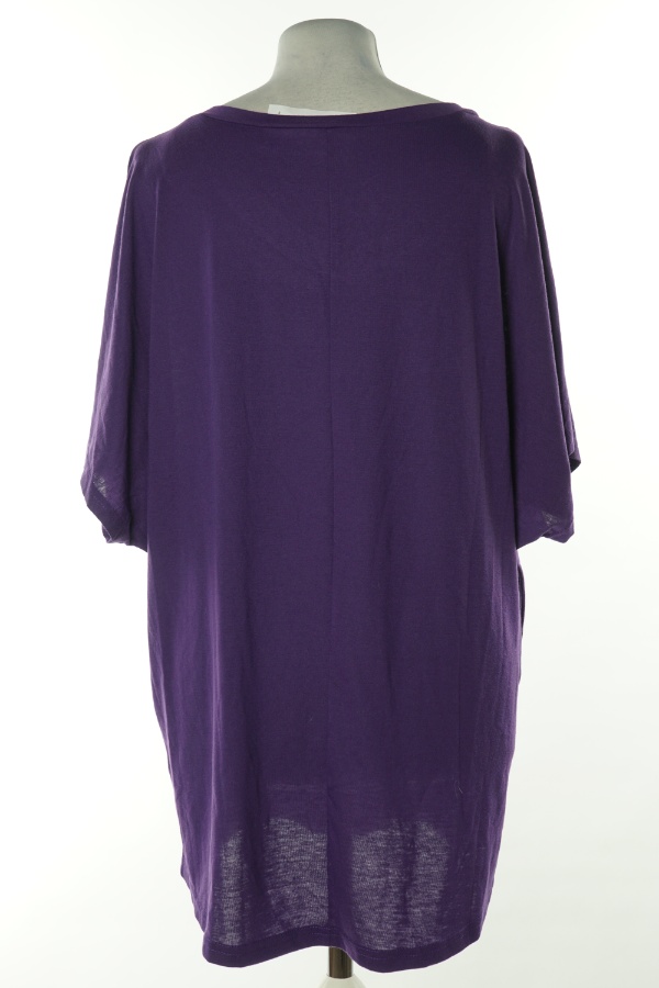 Koszulka fioletowa z kieszonką - BRAK METKI Z NAZWĄ PRODUCENTA zdjęcie 2