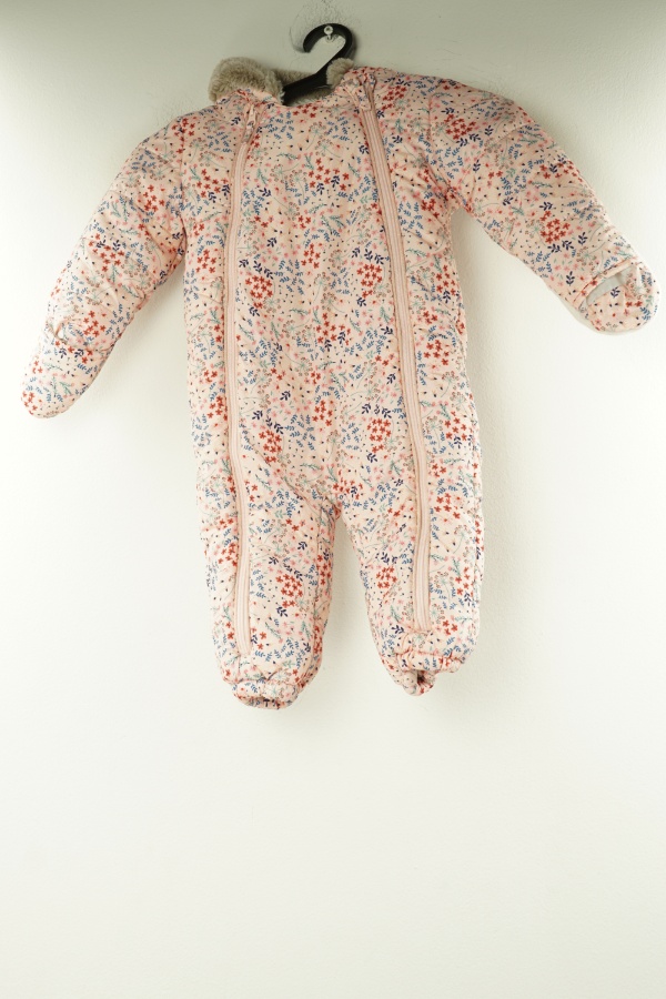 Kombinezon różowy w kwiatki - DEBENHAMS zdjęcie 1