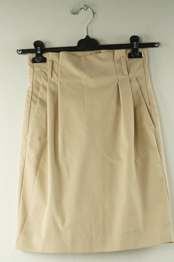 Spódnica beżowa materiałowa, H&M - H&M zdjęcie 1