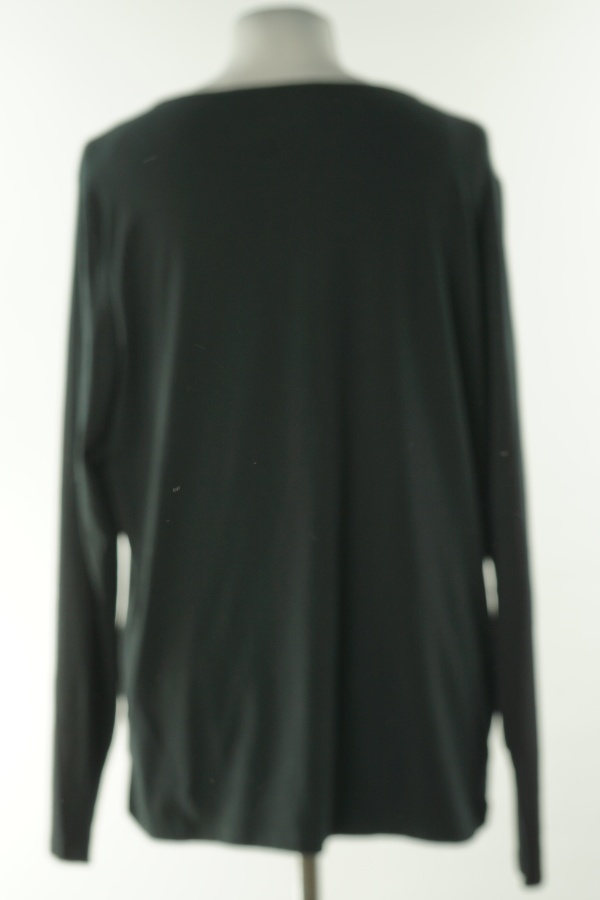 Bluzka czarna gładka, H&M - H&M zdjęcie 2