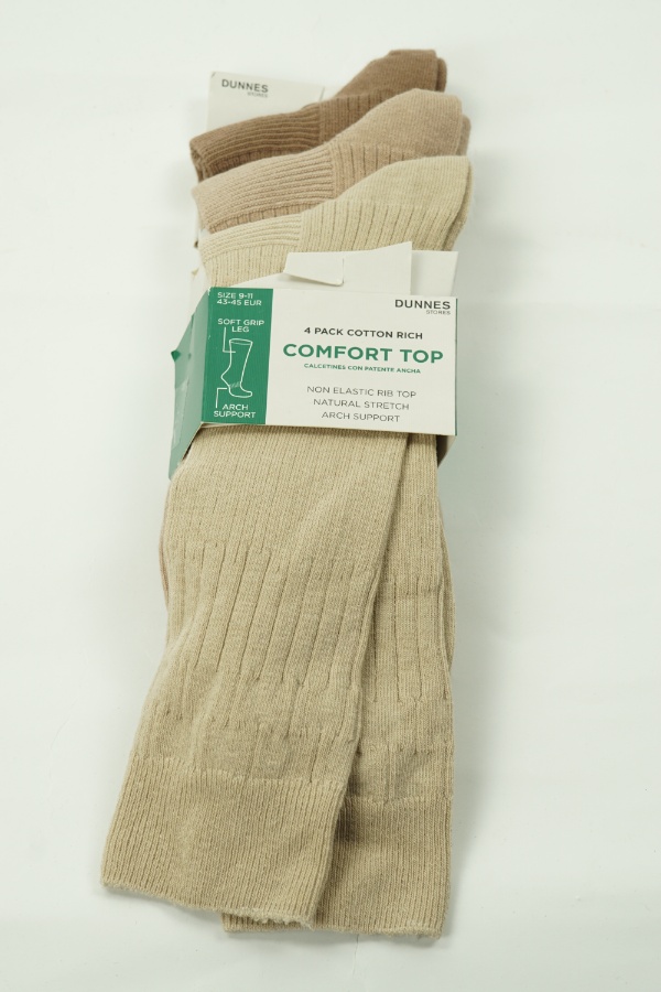 3pak skarpet w odcieniach beżu - DUNNES zdjęcie 1