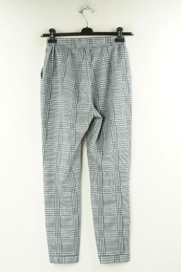 Spodnie szare kraciaste - SHEIN zdjęcie 2