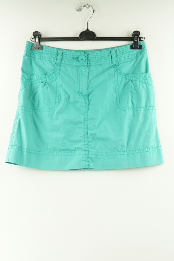 Spódnica zielona jeansowa H&M - H&M zdjęcie 1