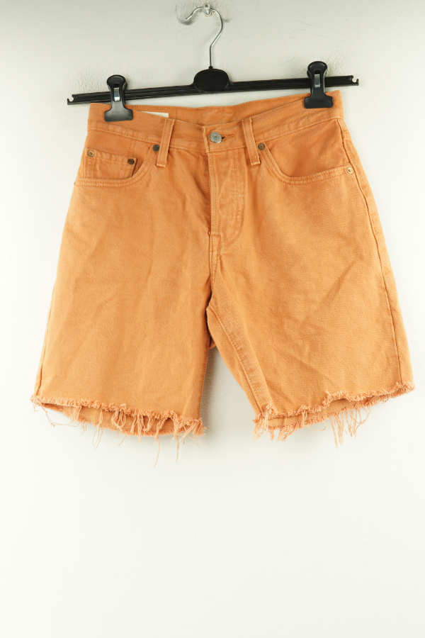 Krótkie spodenkie jeansowe ceglaste, LEVIS - LEVI'S zdjęcie 1