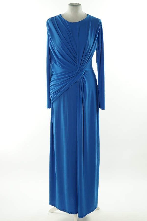 Sukienka niebieska długa - NEW COLLECTION zdjęcie 1