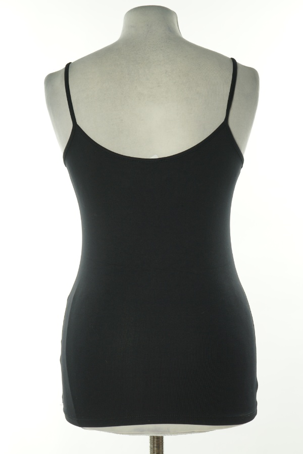 Koszulka czarna na ramiączkach, ZARA - ZARA zdjęcie 2