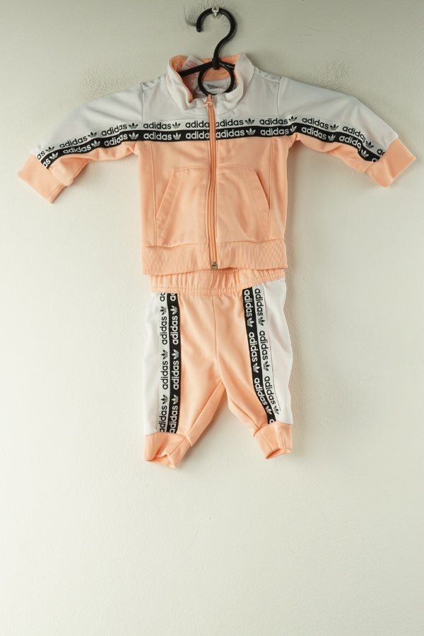 Bluza+spodnie biało-różowe, ADIDAS - ADIDAS zdjęcie 1