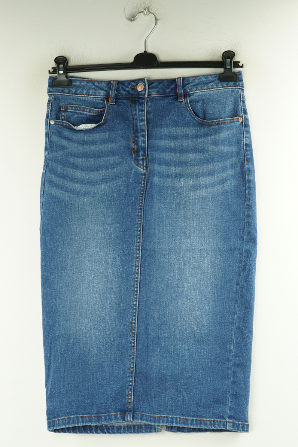 Spódnica niebieska jeansowa - NEXT zdjęcie 1