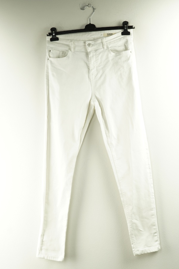 Spodnie białe jeansowe, SKINNY - M&S zdjęcie 1