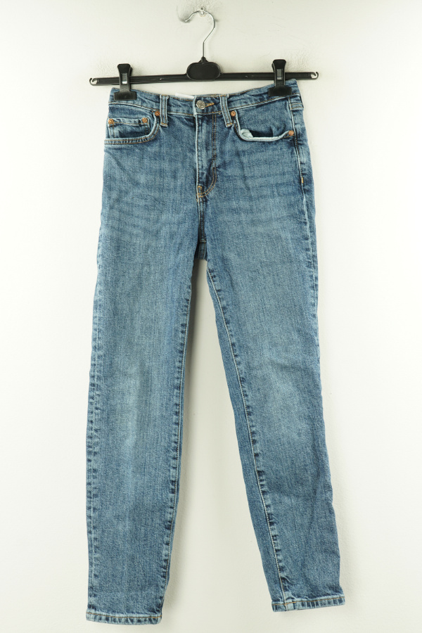 Spodnie niebieskie jeansowe - MANGO zdjęcie 1