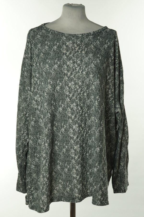 Bluzka szara wzory - JANINA zdjęcie 1