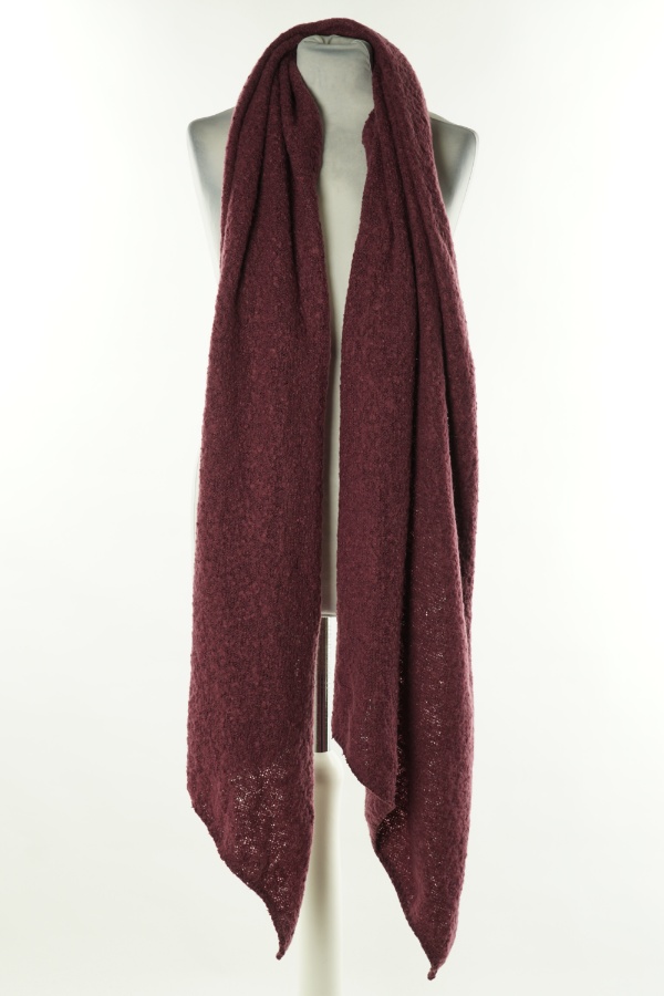 Szal śliwkowy - PIECES zdjęcie 1