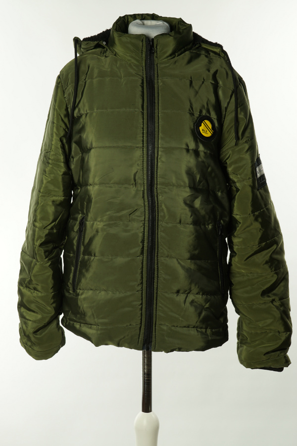 Kurtka zielona z kapturem - COLLECTION zdjęcie 1