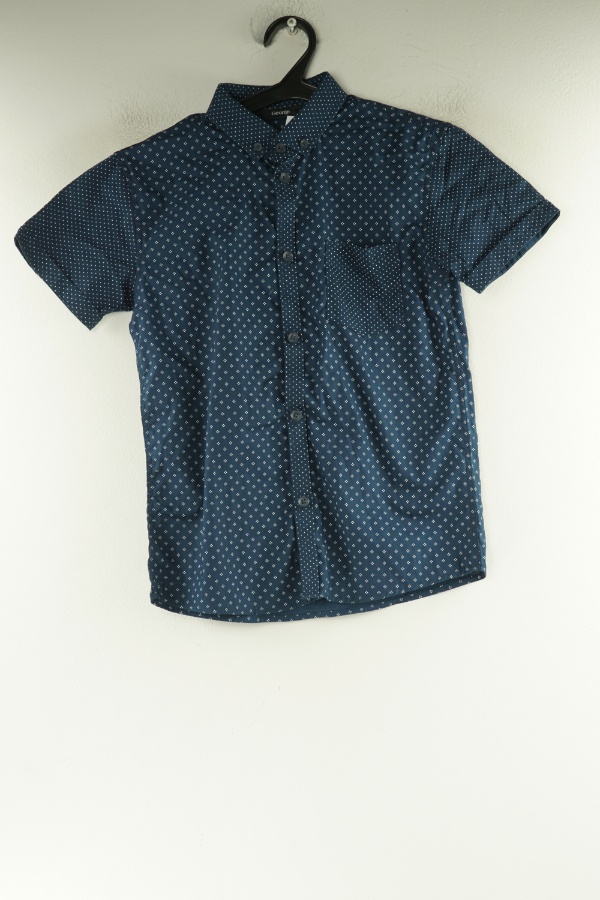 Koszula granatowa w białe kropki - GEORGE zdjęcie 1