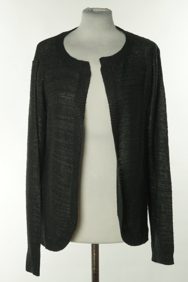 Narzutka sweterkowa czarna - BLUE MOTION zdjęcie 1