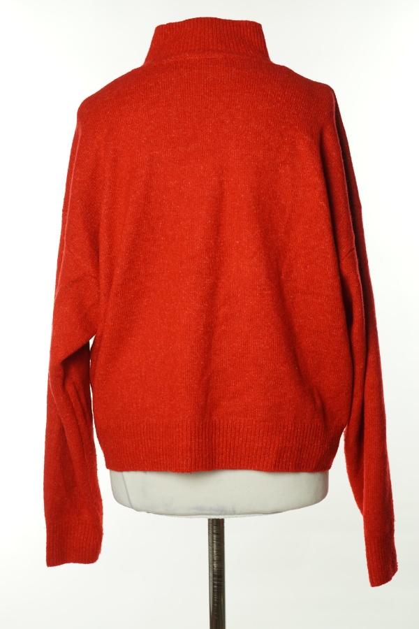 Sweter czerwony z domieszką wełny (6%) - PRIMARK zdjęcie 2