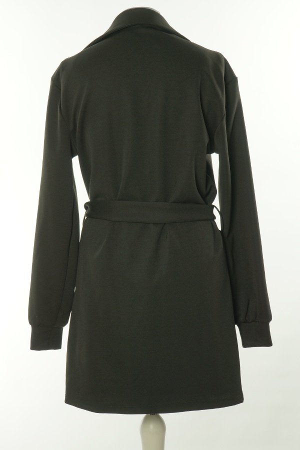 Sukienka czarna z paskiem - NELLY zdjęcie 2