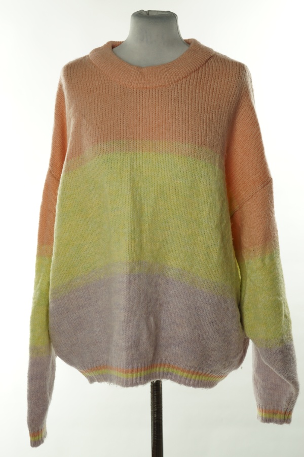 Sweter różowo-żołty - PRIMARK zdjęcie 1