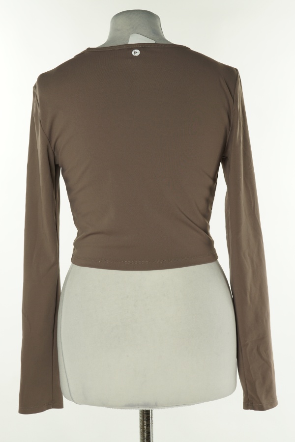 Top brązowy sportowy - BRAK METKI Z NAZWĄ PRODUCENTA zdjęcie 2