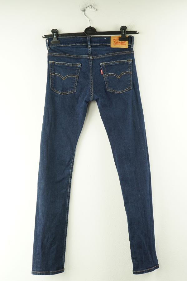 Spodnie granatowe jeansowe Levi's - LEVI'S zdjęcie 2