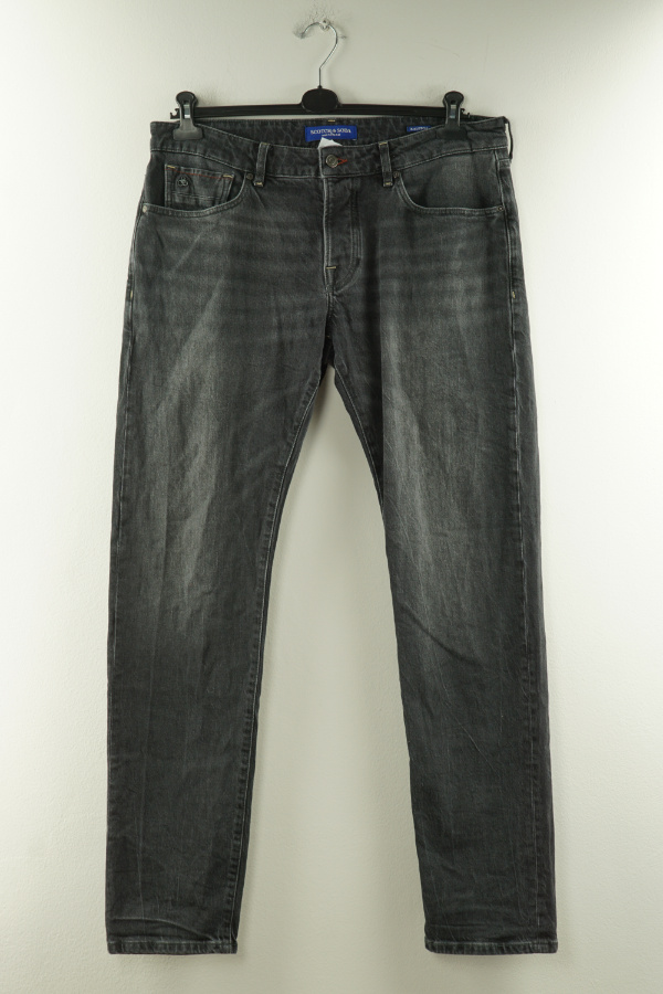 Spodnie czarne jeansowe - SCOTCH & SODA zdjęcie 1