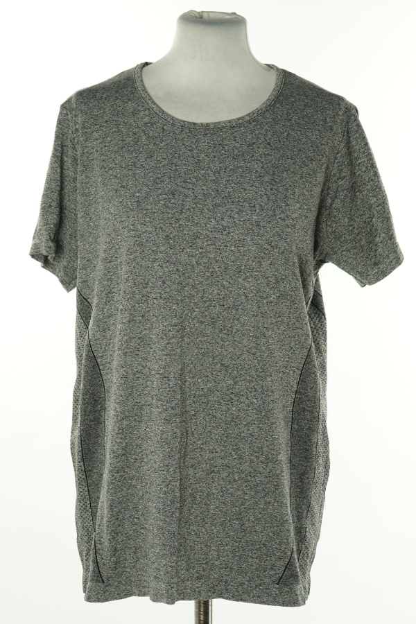 Koszulka szara melanż sporotwa - BRAK METKI Z NAZWĄ PRODUCENTA zdjęcie 1