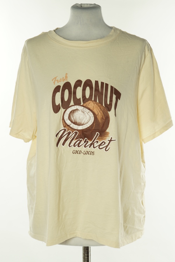 Koszulka beżowa kokos, PRIMARK - PRIMARK zdjęcie 1