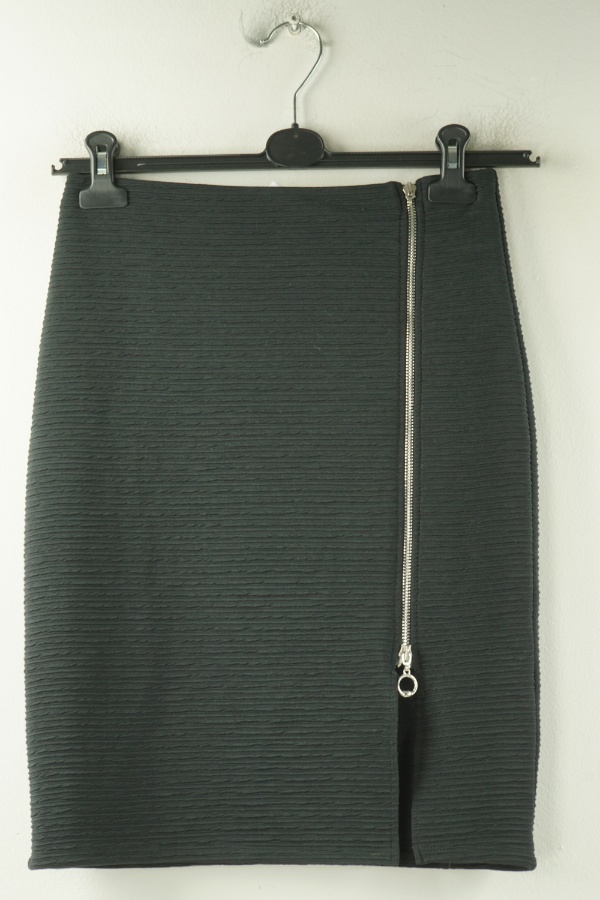 Spódnica czarna ze złotym suwakiem - PRIMARK zdjęcie 1