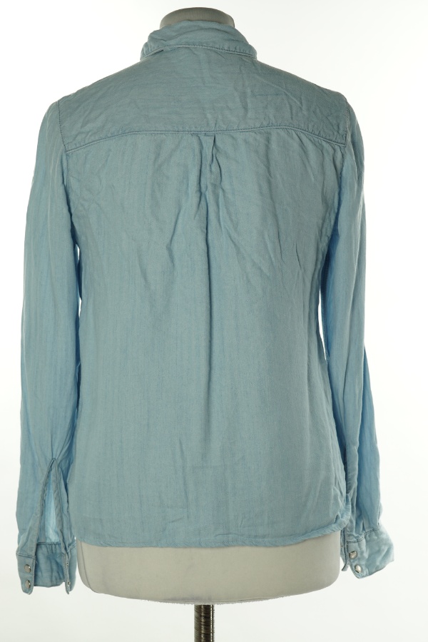 Koszula jasnoniebieska jeansowa - ESMARA zdjęcie 2