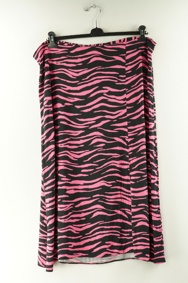 Spódnica czarno i różowa zebra, 100% wiskoza - NEW LOOK zdjęcie 1